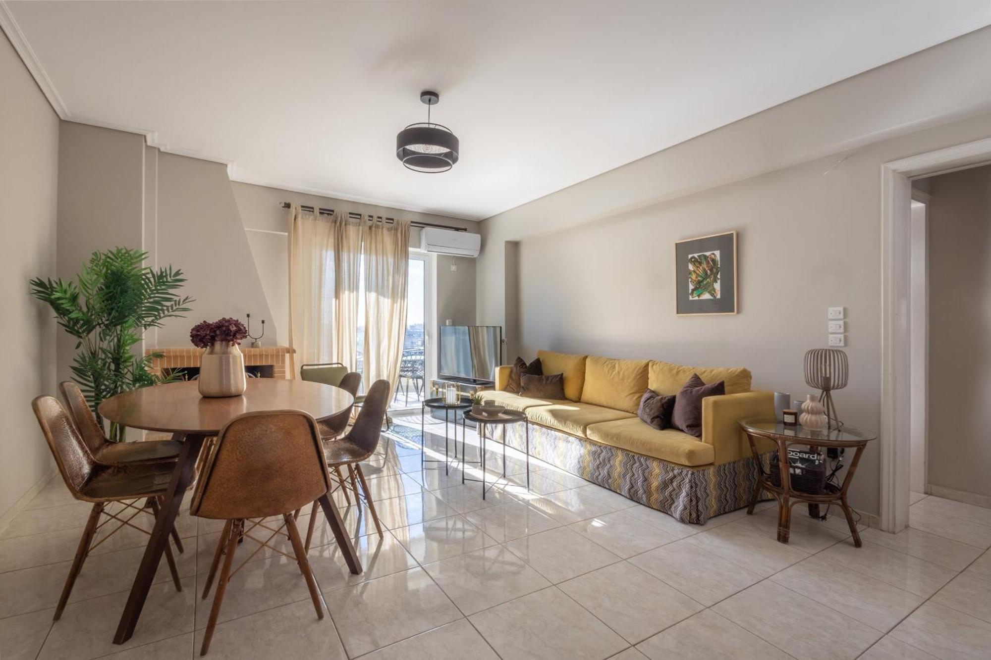 Renovated 3 Bedroom Apt With Acropolis View Athen Exterior foto